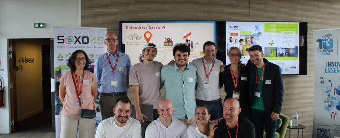 Photo de groupe de la promotion SAXO 45 de la saison 8