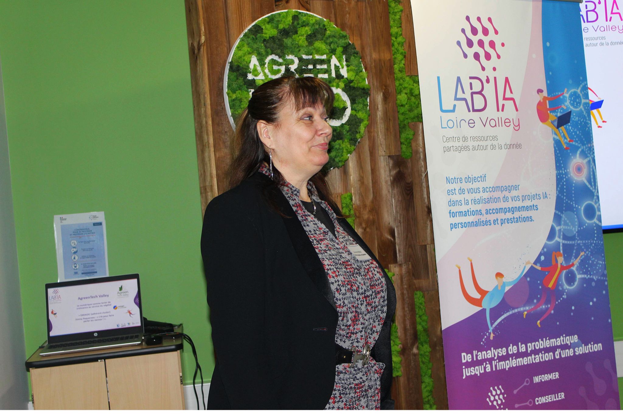 Corinne Neau, directrice du LAB'IA Loire Valley