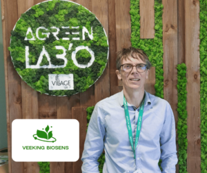 dirigeant et logo de Veeking Biosens, nouvelle startup de l’AGREEN LAB’O