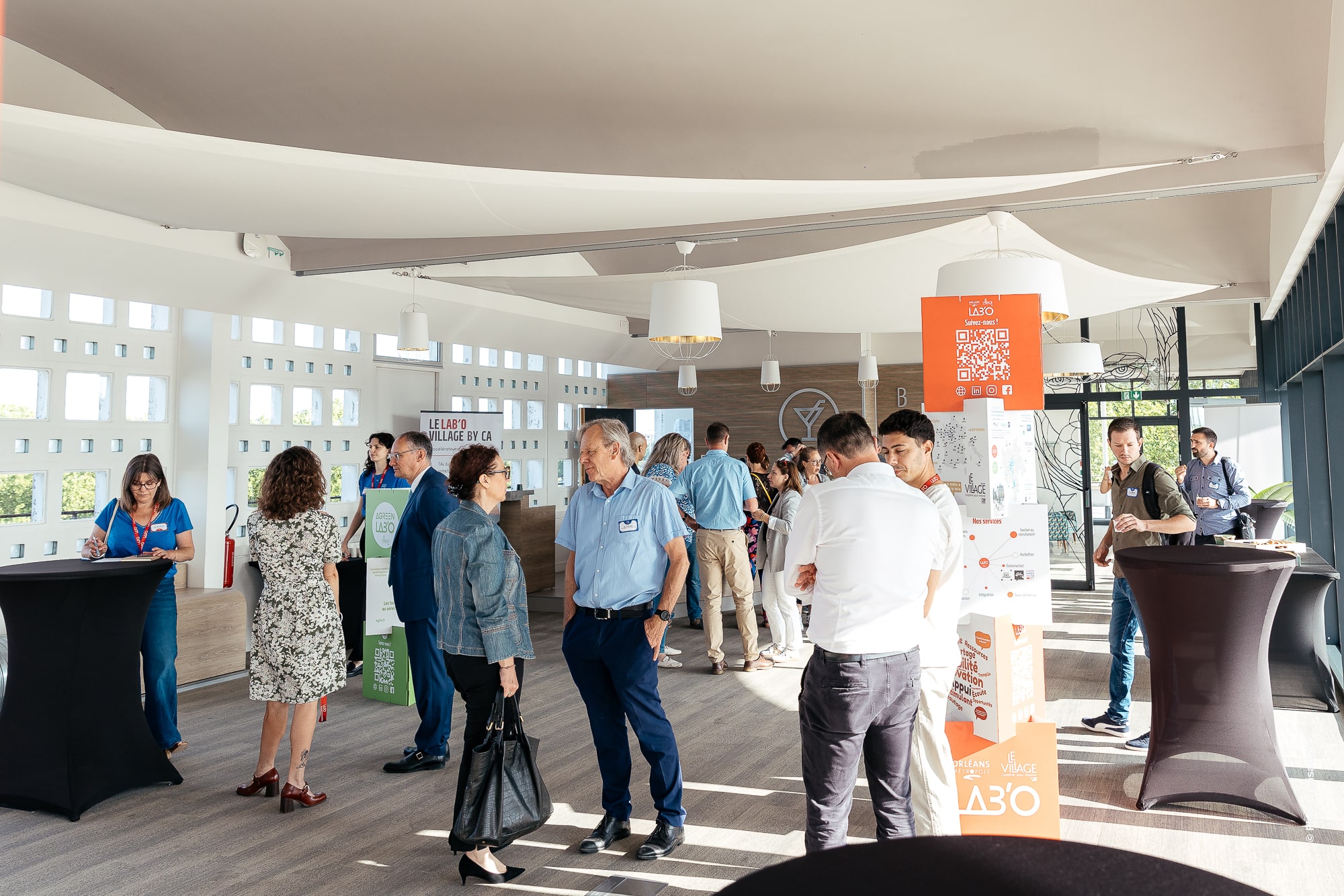 Accueil des premiers participants autours d’un petit déjeuner lors des Connexion Days