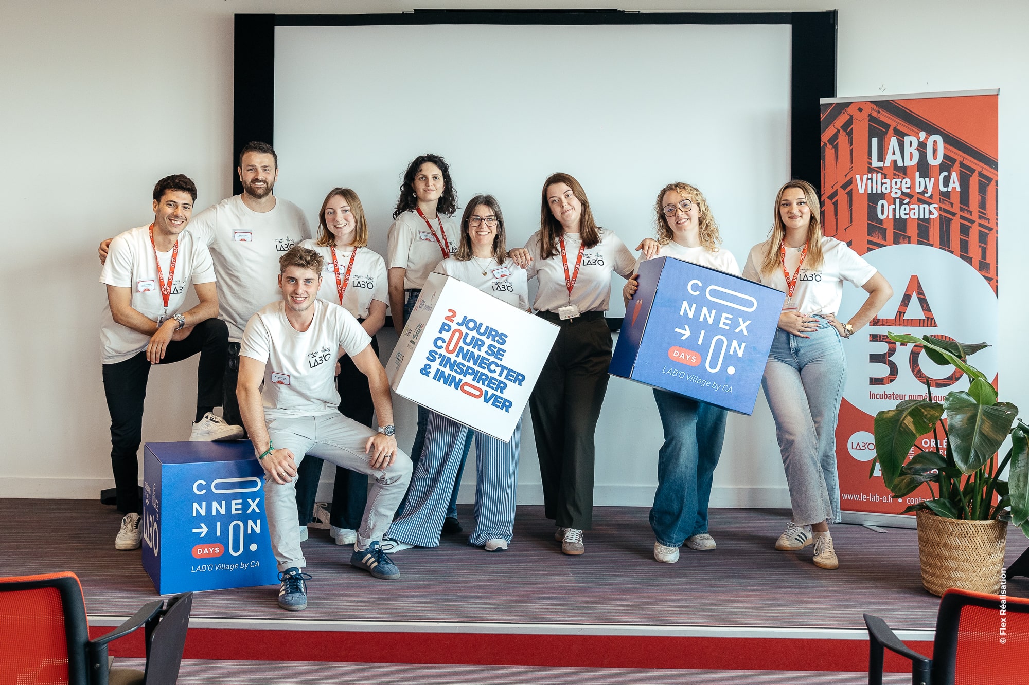 photo de l’ensemble de l’équipe pour clôturer les Connexion Days